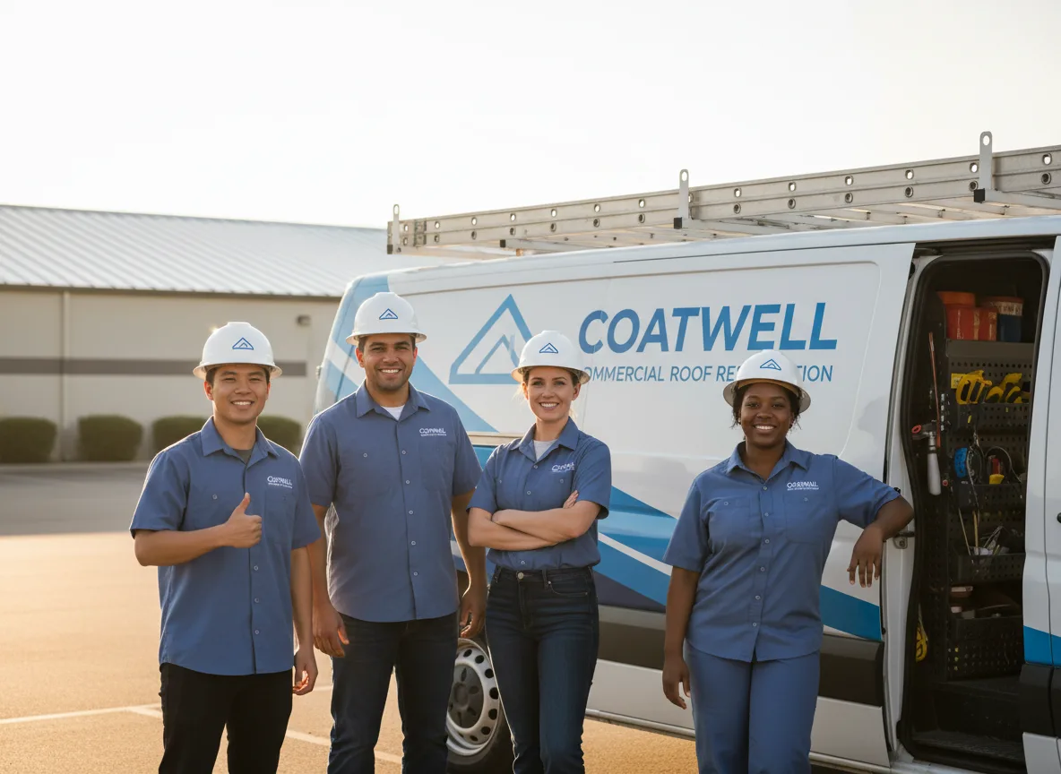 Commercial roof coating company in De Berry, TX